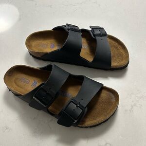 Birkenstock Arizona  Black Sandals
